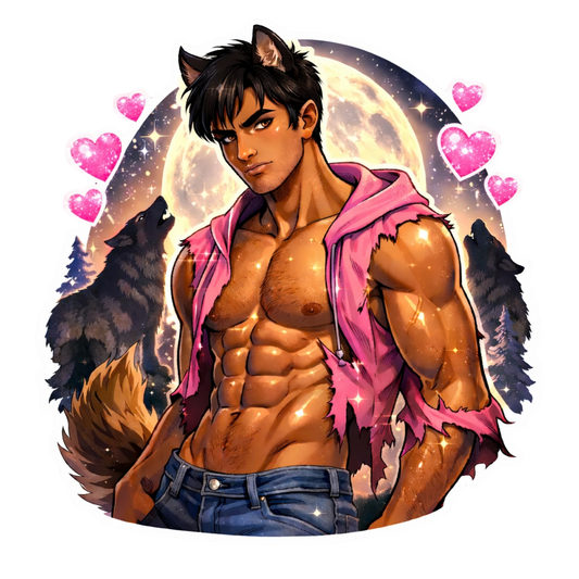 My Sexy Werewolf Boyfriend Sticker