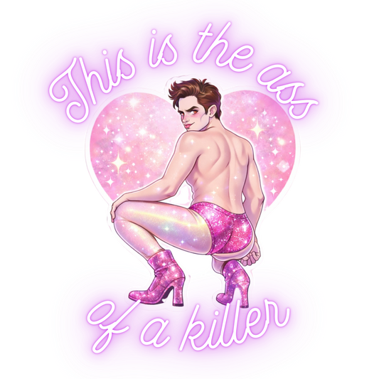 My Sparkly Vampire Boyfriend Coffee Mug in Pink - This is the Ass of a Killer